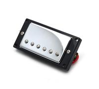 Music Lovers Electric Guitar Pickups Six-string LP Electric Guitar Double-coil Pickup Semi-enclosed Copper Shell Pickup Single Row 69.5 * 39MM Bridge(C,Bridge)