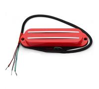 Music Lovers Electric Guitar Pickups ST Electric Guitar Double Coil Pickup Small Double Blade Track Pickup Alnico 5 Magnet Single Coil Specifications(Red)