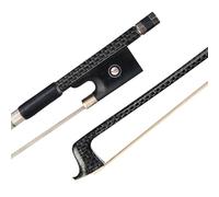 Music Lovers Violin Bow 5pcs Violin Bow 4/4 Full Size Carbon Fiber W/Silver Braided Ebony Frog Musical Instruments Parts