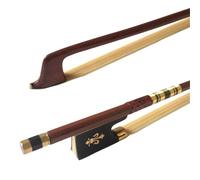 Music Lovers Violin Bow Professional Performance Grade Violin Bow Round Sandalwood Stick Handmade Clear And Bright Sound(1/2)