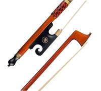 Music Lovers Violin Bow Violin Bow 4/4 Brazilian Wood Octagonal Stick Snake Skin Grip White Mongolia Horsehair
