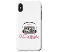 Music Lovers Where Words Fail Music Speaks Headphones Case for iPhone X/XS