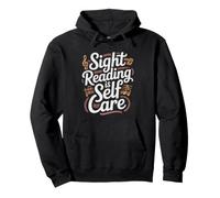 Music Major Who Treats Sight Reading Self Care Humor Student Pullover Hoodie