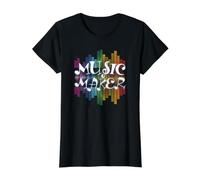Music Maker Musician Song Composer Value Graphic T-Shirt, Women, Black, XL