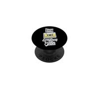 Music Makes Everything Better Retro Cassette Tape PopSockets Adhesive PopGrip