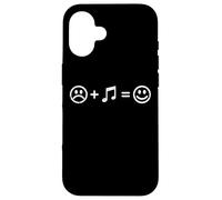 Music Makes Happy Funny Musician Player Fan Lover Men Women Case for iPhone 16