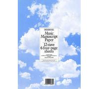 Music Manuscript - 12 stave, 6 4-page sheets.