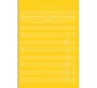 Music Manuscript & 5-String Bass TAB Notebook｜100 Pages｜5 Systems per Page: Simple Staff and Tablature Paper Notebook for 5-String Bass Players