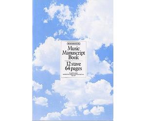 Music Manuscript Book: 12 Stave 64 Pages Stitched: Manuscript