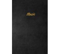 Music Manuscript Paper Notebook: Blank Manuscript Paper Music, 6"x9" 30 pages