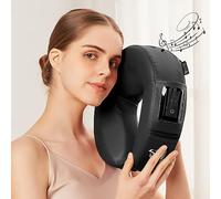 Music Master Crescent Round High Fidelity Sound Face Cradle Cushion- Bluetooth Massage Pillow-Music Headrest Cushion Pad Musical Neck Support for Massage Tables.
