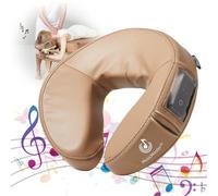 Music Master Crescent Round High Fidelity Sound Face Cradle Cushion- Bluetooth Massage Pillow-Music Headrest sp aMusical Neck Support for Massage Tables, Otter