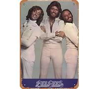 Music Metal Posters The Bee Gees Portrait Tin Metal Sign 8" X 12"