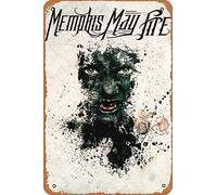 Music Metal Signs Vintage Memphis May Fire Pop Punk Band Poster Celebrities & Musicians Wall Art Retro Decor Tin Sign-8x12inch