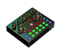 Music Mixer, Audio Mixer Console - Sound Effects Board | Convenient PC Audio Interface, USB Compact Audio System Monitor for Live Performance
