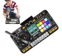 Music Mixer Piano Toy - USB Powered Keyboards, Portable 13.98in, Light Up DJ Mixer, Digital Audio Music Instrument | Children Kids Adults Interactive Creative Learning Toy Entertainment