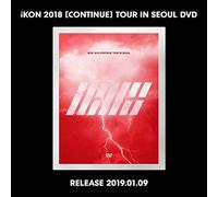 MUSIC & NEW iKON 2018 CONTINUE TOUR IN SEOUL DVD 3Discs+Photobook+On Pack Posters