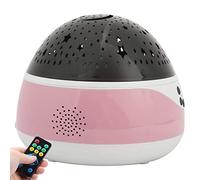 Music Night Light Projector with Remote Control, 9 Color Options 12 Soothing Songs, for Baby Nursery Bedtime Routine, Size: 5.7 X 5.3in (Pink)