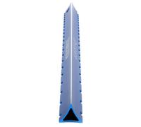 MusicNomad Tri-Beam 3 'n 1 Dual Notched Straightedge & Precision Straightedge for Acoustic and Electric Guitars including Fender, Gibson, PRS (MN821)