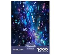 Music Notation Jigsaw Puzzles Puzzle for Adults Kids. 1000 Pieces Impossible Challenge Toy Educational Game Home Decoration for Adults& Kids Age 14 Years Up 38x26cm/1000pcs