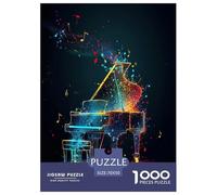 Music Notation Jigsaw Puzzles Puzzles for Adults Kids. 1000 Piece Impossible Challenge Toy Educational Game Home Decoration for Educational Games Gifts 70x50cm/1000pcs