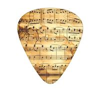 Music Note Art Advanced guitar pick 12 pieces Three thicknesses for bass, electric guitar, acoustic guitar bag