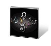 Music Note Backpack Pin Cute Brooch Decoration Brooches for Women Mens Lapel Pins for Suits Fashion Button Badges for Hat Backpacks Purses Jackets Shirt Suit Lapels-Square