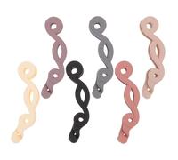 Music Note Banana Hair Clip Small PC Accessory for Women, 6 Pcs | Cute Delicate Style, Secure Hold for Curly or Thick Hair, Office Dates, Gift-ready Choice