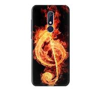 Music Note Burn Case Cover For Nokia 5.1, Nokia 5 2018