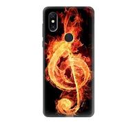 Music Note Burn Case Cover For Xiaomi Mi Mix 3