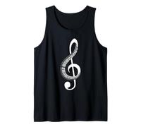 Music Note Clef Bass Music Lovers & Artists Treble Clef Tee Tank Top
