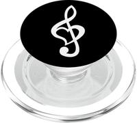 Music Note Clef Bass T shirt Shirt Clef Tee Music Men Women PopSockets PopGrip for MagSafe