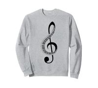 Music Note Clef Bass Treble Clef Shirt Tee Music Men WOmen Sweatshirt