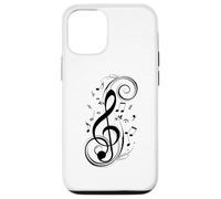 Music Note Clef Bass Treble Clef Tee Music Lovers & Artists Case for iPhone 12/12 Pro