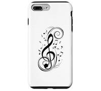 Music Note Clef Bass Treble Clef Tee Music Lovers & Artists Case for iPhone 7 Plus/8 Plus