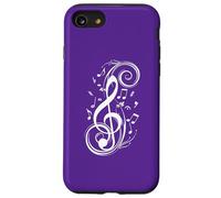 Music Note Clef Bass Treble Clef Tee Music Lovers & Artists Case for iPhone SE (2020) / 7/8