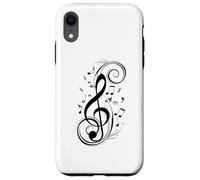 Music Note Clef Bass Treble Clef Tee Music Lovers & Artists Case for iPhone XR