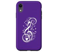 Music Note Clef Bass Treble Clef Tee Music Lovers & Artists Case for iPhone XR