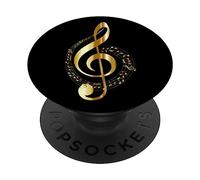 Music Note Clef for Musicians and Music Teacher PopSockets Swappable PopGrip