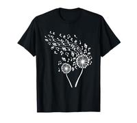 Music Note Dandelion Music Lover Men Women Musical Teacher T-Shirt