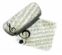 Music Note Eyeglass Case and Cleaner