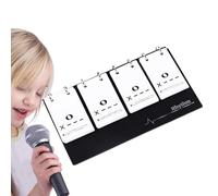 Music Note Flash Cards - Note Training Card Music Flash Cards, Rhythm Exercise Card, Notes - Training Cards Musicc Flashs Cards, MusicC Teaching Props - Desktop - For Improving M