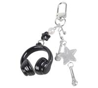 Music Note Keychain Phone Chain, Design with Headphone Pendant, Creative Music Accessories for Backpack Phone Accessories or Gift Ideas