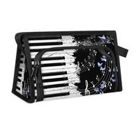 Music Note Piano Butterfly Travel Toiletry Bag for Women Men Girls Boys Multifunctional Makeup Pouch Bag Wash Toiletries Cosmetic Organizer Shower Bag