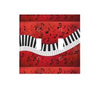 Music Note Piano Dual-Texture Roman Frame Switch Plate â€“ Premium Pc Wall Switch Cover with Full-Panel Embossed Print, Heavy-Duty 100°c Heat & Fade Resistant Design for Residential & Commercial Use