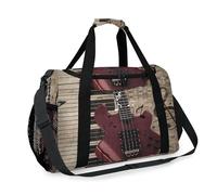 Music Note Piano Guitar Travel Duffel Bag for Girls Boys Women Men Weekend Overnight Bag Shoulder Tote Luggage Handbag for Travel Sports Gym