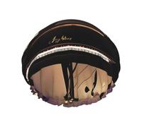 Music Note Piano Hair Cap For Shower, Waterproof Hair Shower Caps For Long Hair, Non-Slip Cute Shower Cap