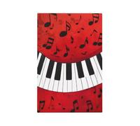 Music Note Piano Modern Single-Gang Switch Wall Plate â€“ Premium Pc Material Decorative Cover with Full-Panel Printed Design, Easy Installation for Residential & Commercial Use