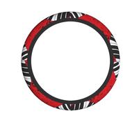 Music Note Piano Print Steering Wheel Cover Protector Car Accessories Universal Steering Wheel Cover Elastic