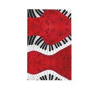 Music Note Piano Printing Comfort Waffle Kitchen Dish Towels,Super Absorbent Kitchen Dish Cloths For Drying And Cleaning